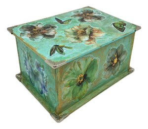 Caja Artesanal Decorativa Para Regalo Decoupage