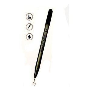 Lápiz De Tinta Negro Tiralíneas Escolar