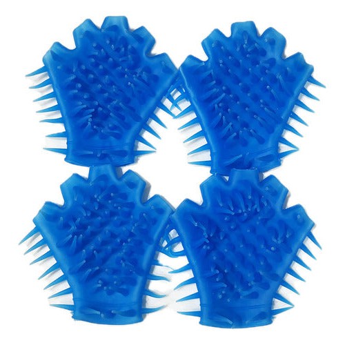 Set De 4 Guantes Sensoriales Goma Soft