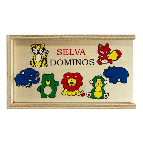 Domino De Madera Animales Selva