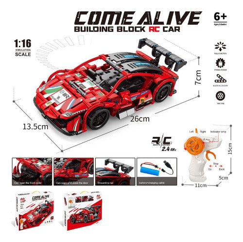 Auto De Bloques A Control Remoto Escala 1:16