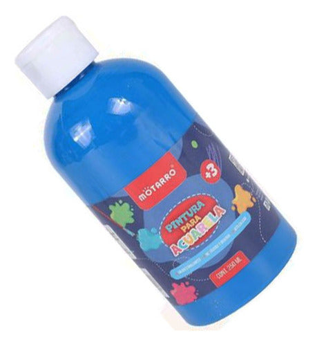 Tempera Acuarela Pote 250 Ml Escolar