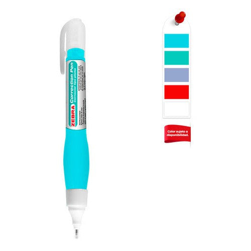 Lápiz Corrector Líquido En Pluma Zebra 7 Ml
