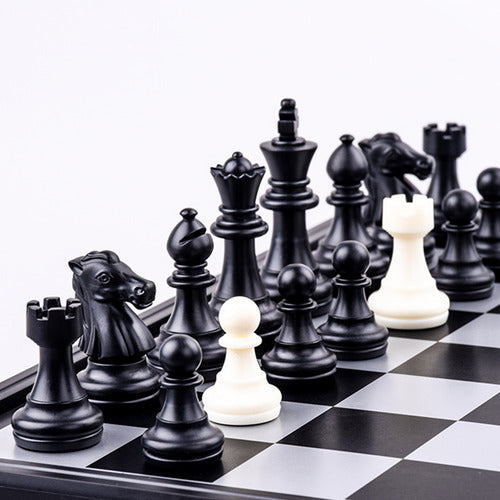 Juego De Mesa Magnético 3 En 1 Ajedrez, Damas Y Backgammon