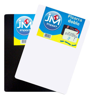 Pizarra Doble Cara Sin Bordes Para Tiza Y Marcador 30x40