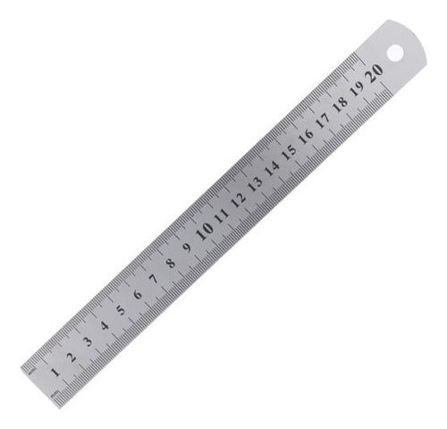 Regla Metálica Flexible 20 Cm