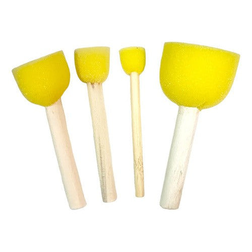 Kit Pinceles Esponja Para Poncear 4 Un