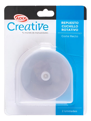 Repuesto Cuchillo Rotativo 45 Mm Liso 2 Un