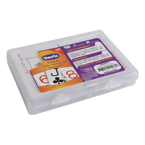 Juego De Mesa Cartas Naipe Inglés Numeros Grandes