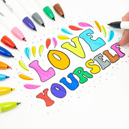 Marcador Retráctil Clickart Estuche 6 Piezas Zebra