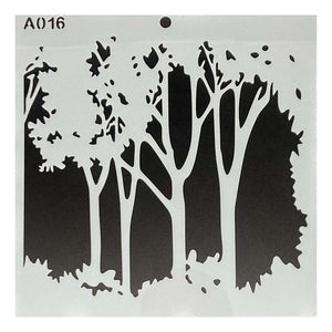 Plantilla Flexible 15x15 Cm Stencil Diseños Texturas