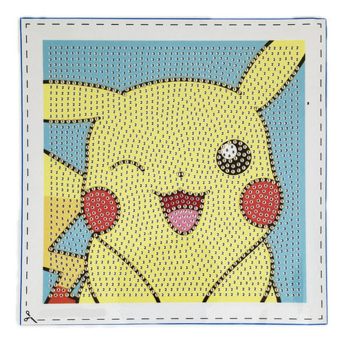 Kit Pintura Diamante 15x15 Cm Con Marco