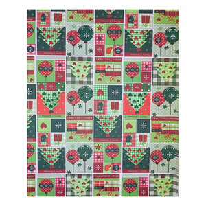 Papel De Regalo Navidad Satín (5 Pliegos) 50x70cm