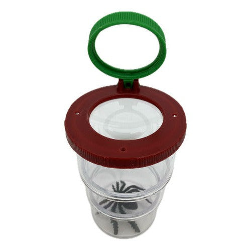 Vaso Con Lupa Insectario Con Doble Aumento