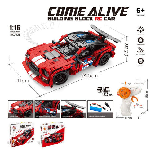 Auto De Bloques A Control Remoto Escala 1:16