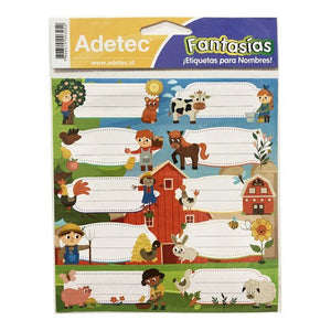 Etiqueta Para Nombre Diseño Fantasia