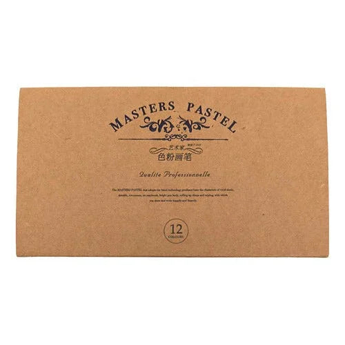 Barras Pastel Seco 12 Colores Escolar