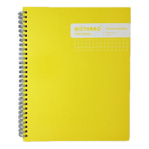 Cuaderno Universitario 7 Mm Tapa Extra Dura Liso 100 Hj