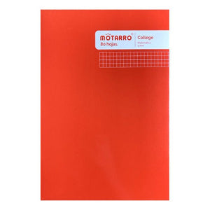 Cuaderno College Cuadriculado 5 Mm 80 Hjs