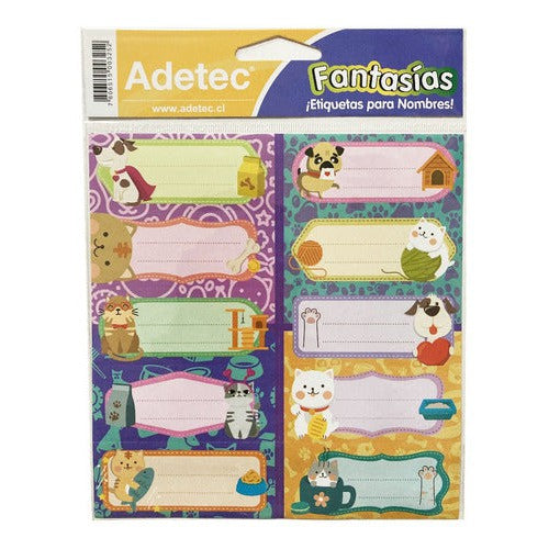 Etiqueta Para Nombre Diseño Fantasia