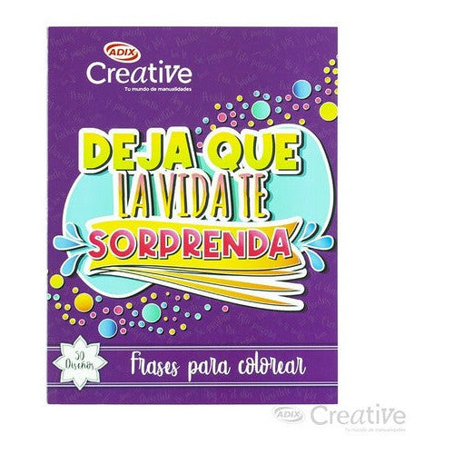 Libro Para Pintar Frases Creative