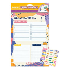 Pizarra Magnética Planner Diseño Organiza Tu Dia