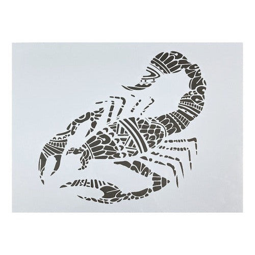 Plantilla Flexible Stencil A4 Diseño Animales