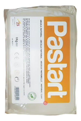 Arcilla Blanca De Cocción 1 Kg Profesional