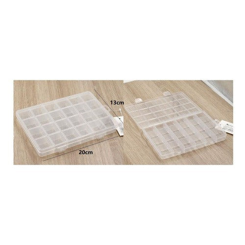 Caja Organizadora 24 Espacios Hama Mostacillas Planchables