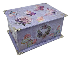 Caja Artesanal Decorativa Para Regalo Decoupage