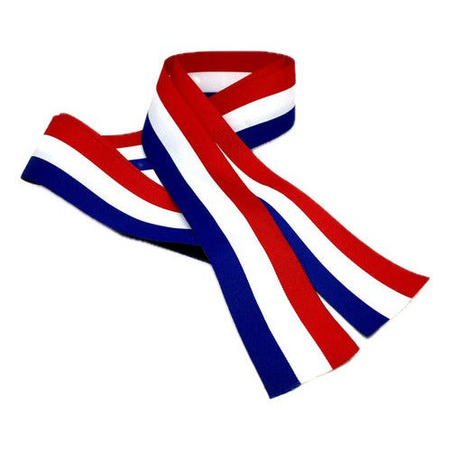 Cinta De Tela Tricolor 6 Cm 2 Mt Para Cinturon O Banda