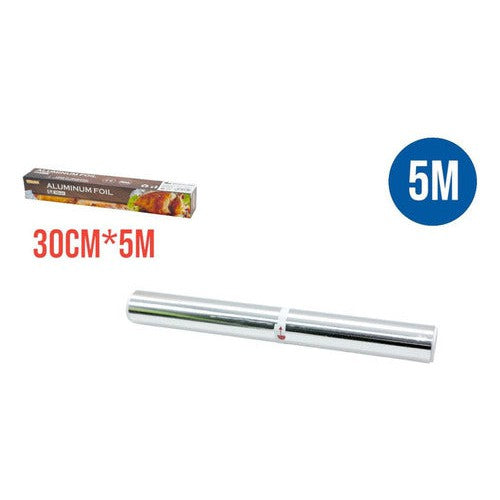 Papel Aluminio Rollo 30 Cm 5 Mts Manualidades