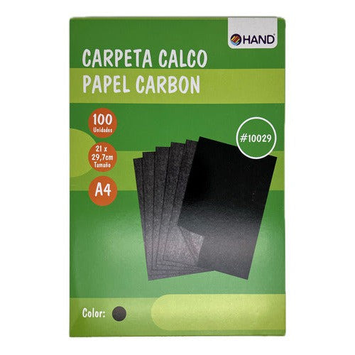 Papel Calco Negro 100 Hojas