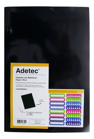 Carpeta Con Elástico Oficio Adetec