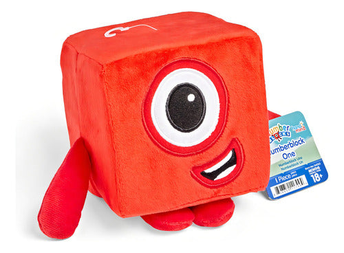Peluche 1 Cuadrada 94553 Hand2mind Numbersblocks Rojo Tamaño Pequeño