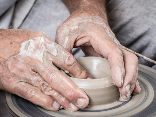 Arcilla Blanca De Cocción 1 Kg Profesional