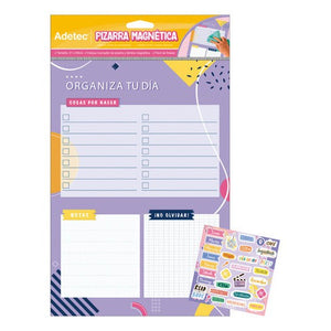 Pizarra Magnética Planner Diseño Organiza Tu Dia