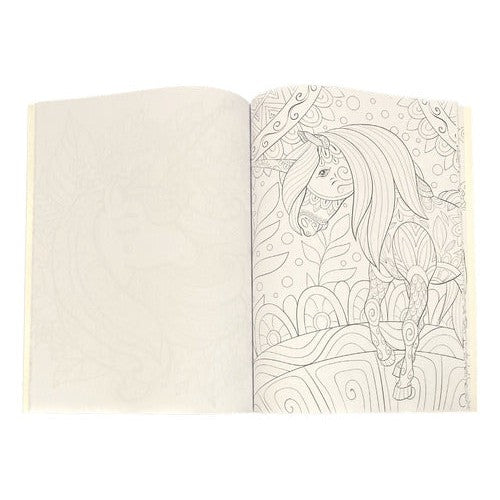 Libro Para Pintar Mandalas Niños Diseños Unicornio