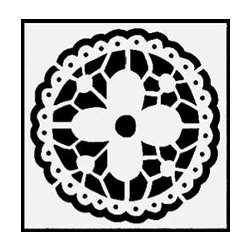 Plantilla Stencil 15x15 Cm Diseño Mandalas