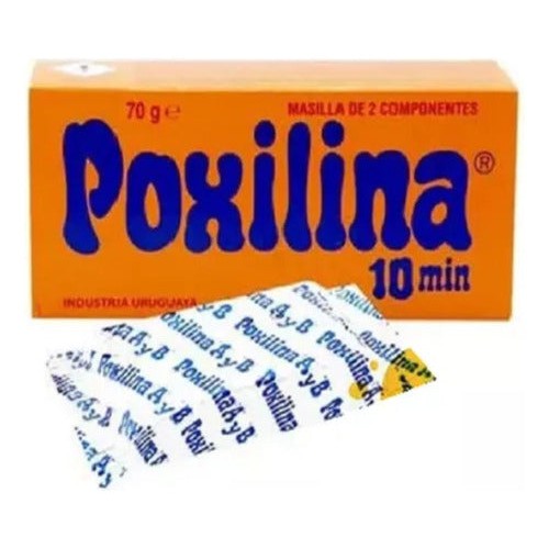Poxilina Masilla Epóxica De Dos Componentes 70 Gr