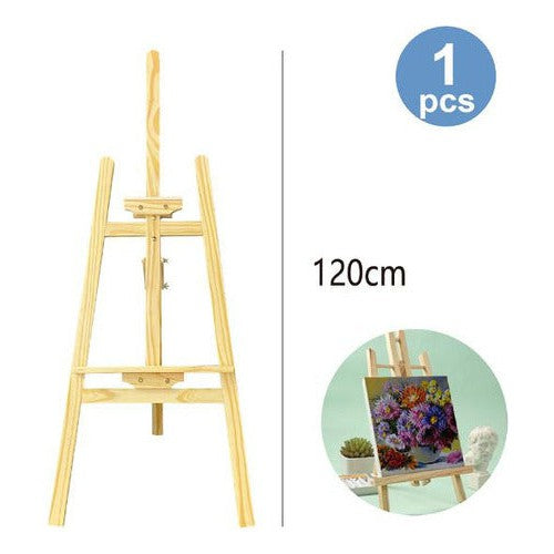 Soporte De Madera De Pie 120 Cm Para Pintar