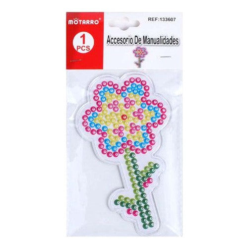 Base Flor Redonda Mostacillas Planchables Hama 5 Mm