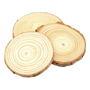 Trozo Lonja De Madera Natural Manualidades