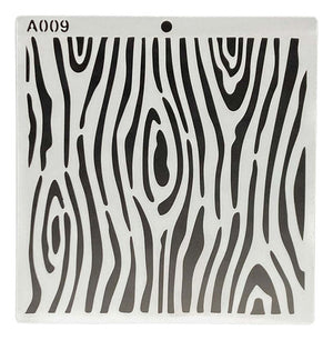 Plantilla Flexible 15x15 Cm Stencil Diseños Texturas