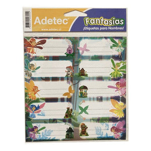 Etiqueta Para Nombre Diseño Fantasia