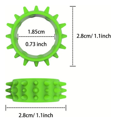 Set De 6 Anillos Sensoriales Fidget