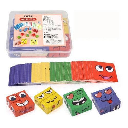 Set Mini Cubos Bloques De Emociones