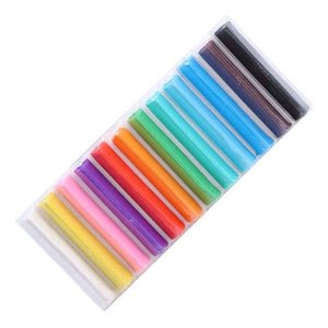 Plasticina Triangular 12 Colores Adix