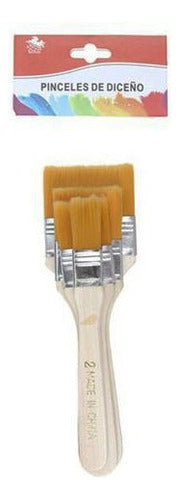 Kit Brochas Sintéticas Para Pintar 4 Un