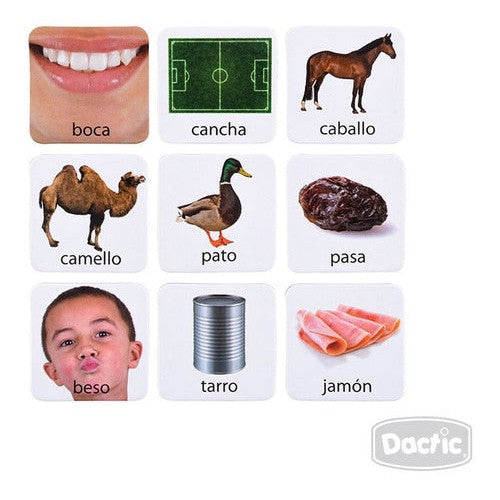 Lotería Discriminación Auditiva Dactic